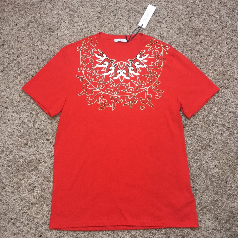 Versace Collection | Foil-Print Graphic T-shirt - Picture 2 of 8